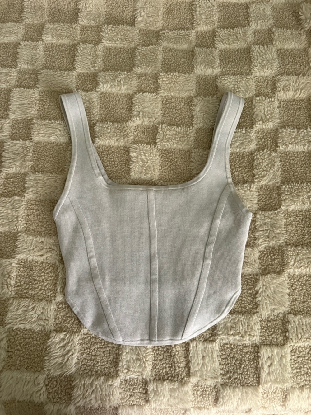 Babaton Sculpt Knit Bustier Tank